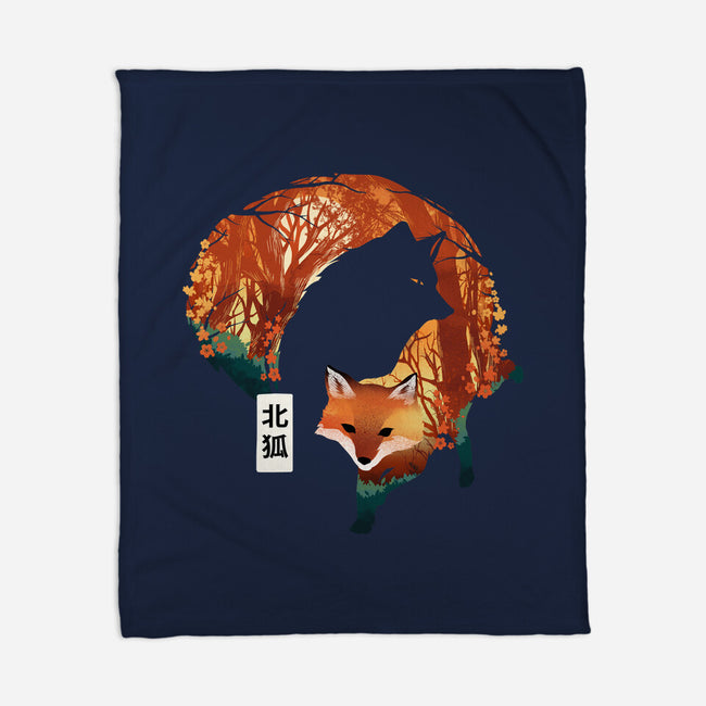 The Clever Fox-None-Fleece-Blanket-dandingeroz