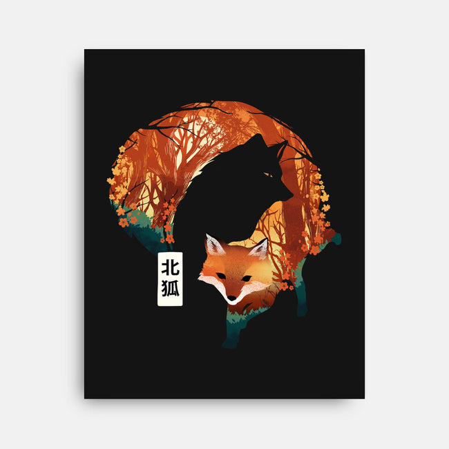 The Clever Fox-None-Stretched-Canvas-dandingeroz