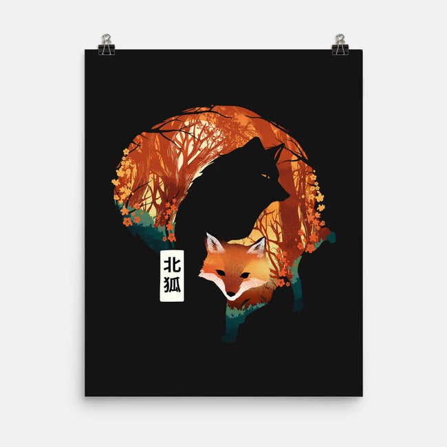 The Clever Fox-None-Matte-Poster-dandingeroz