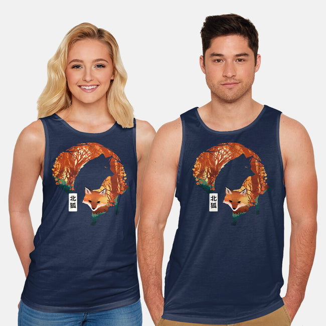 The Clever Fox-Unisex-Basic-Tank-dandingeroz