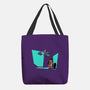 Alien And Girl-None-Basic Tote-Bag-zascanauta