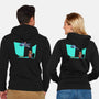 Alien And Girl-Unisex-Zip-Up-Sweatshirt-zascanauta