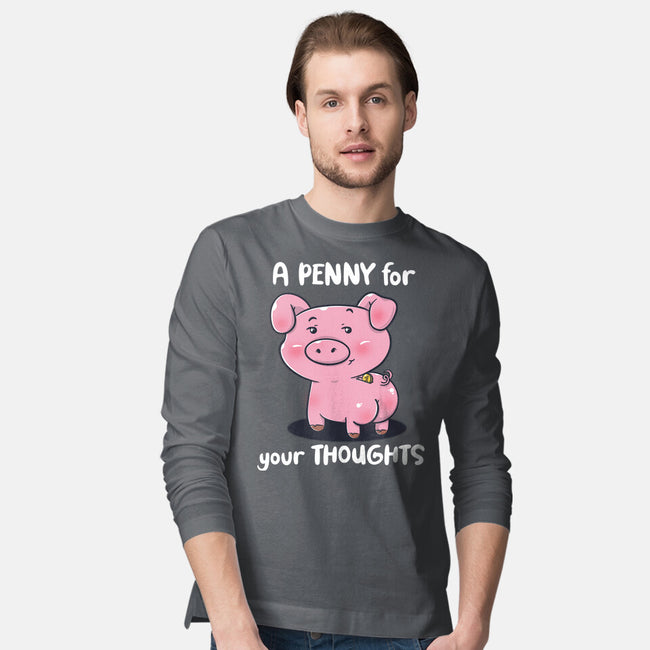 One Penny-Mens-Long Sleeved-Tee-Freecheese