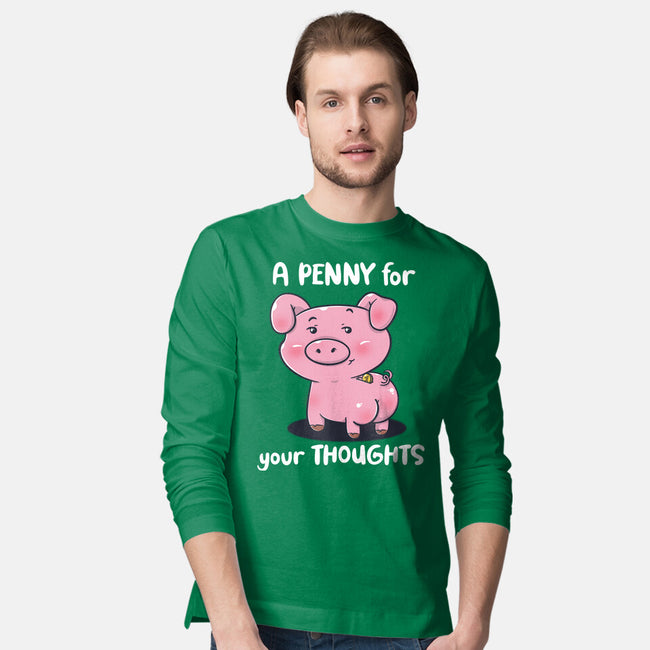 One Penny-Mens-Long Sleeved-Tee-Freecheese