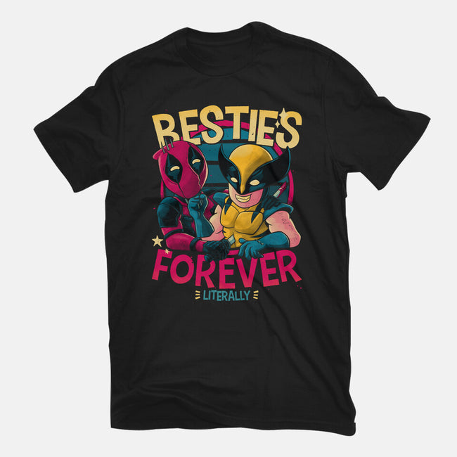 Besties Forever-Womens-Fitted-Tee-teesgeex