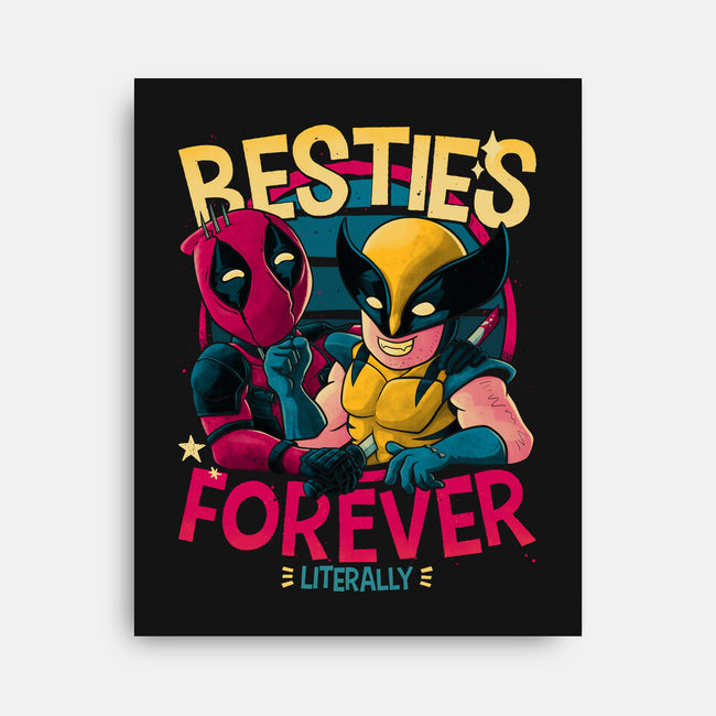 Besties Forever-None-Stretched-Canvas-teesgeex