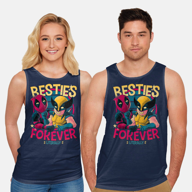 Besties Forever-Unisex-Basic-Tank-teesgeex