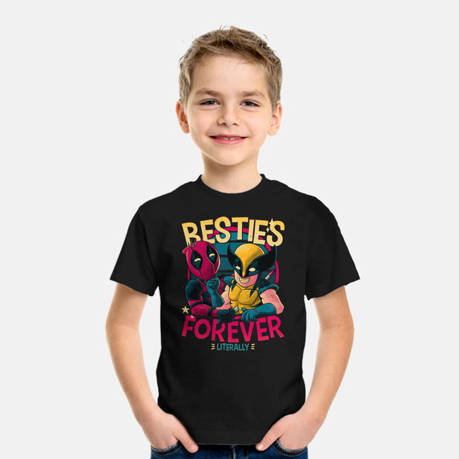 Besties Forever-Youth-Basic-Tee-teesgeex