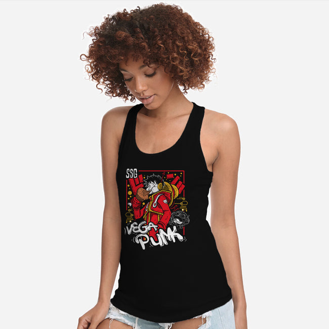 Vegapunk Pirate King-Womens-Racerback-Tank-constantine2454