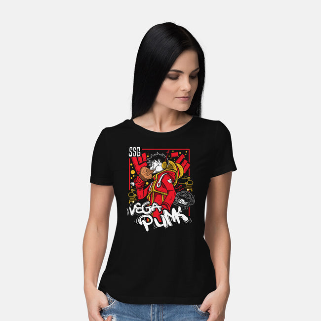 Vegapunk Pirate King-Womens-Basic-Tee-constantine2454