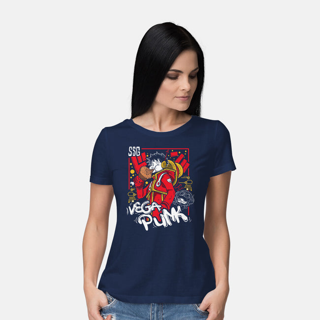 Vegapunk Pirate King-Womens-Basic-Tee-constantine2454