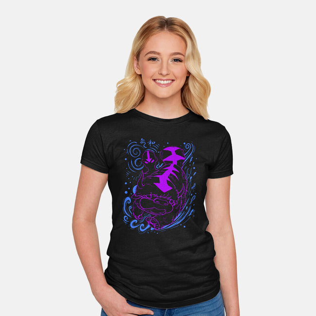 Flying Air Bison-Womens-Fitted-Tee-constantine2454