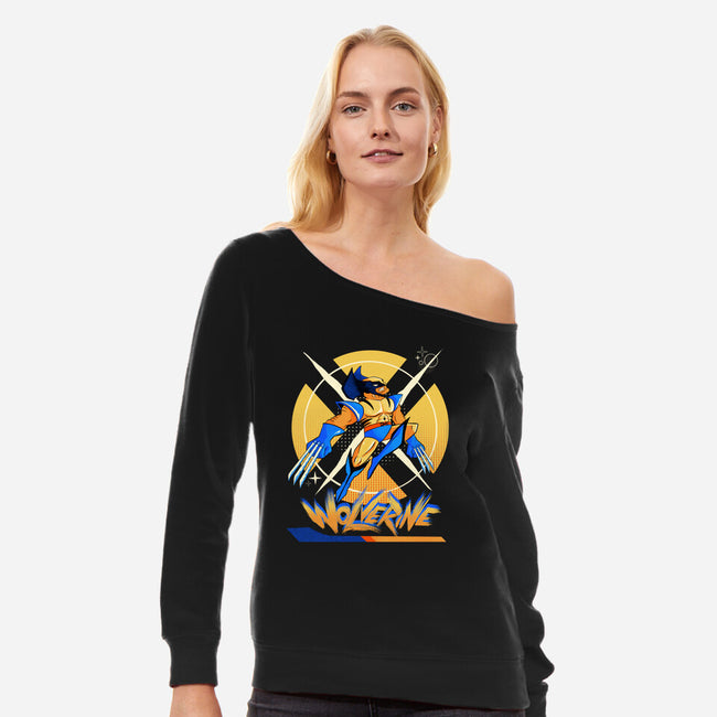 X Men 97-Womens-Off Shoulder-Sweatshirt-Paulo Pazciencia