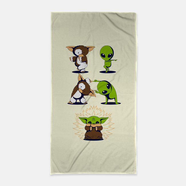 Alien Fusion-None-Beach-Towel-sebasebi