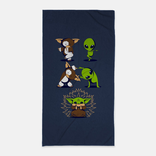 Alien Fusion-None-Beach-Towel-sebasebi