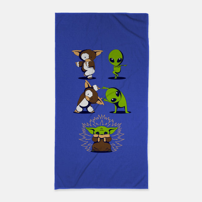 Alien Fusion-None-Beach-Towel-sebasebi