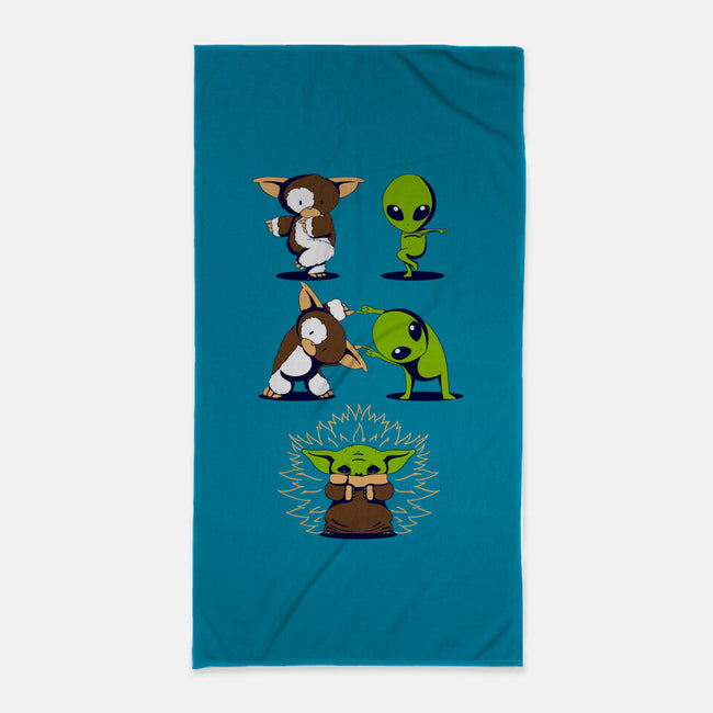 Alien Fusion-None-Beach-Towel-sebasebi