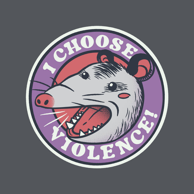 I Choose Violence Opossum-None-Glossy-Sticker-tobefonseca