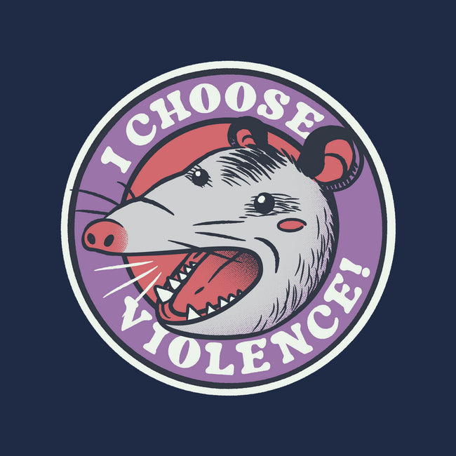 I Choose Violence Opossum-Womens-Racerback-Tank-tobefonseca