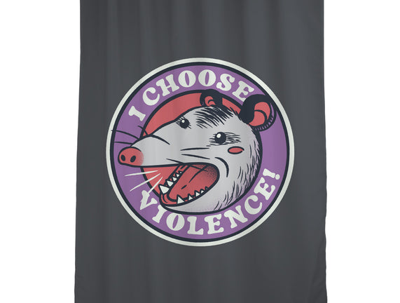 I Choose Violence Opossum