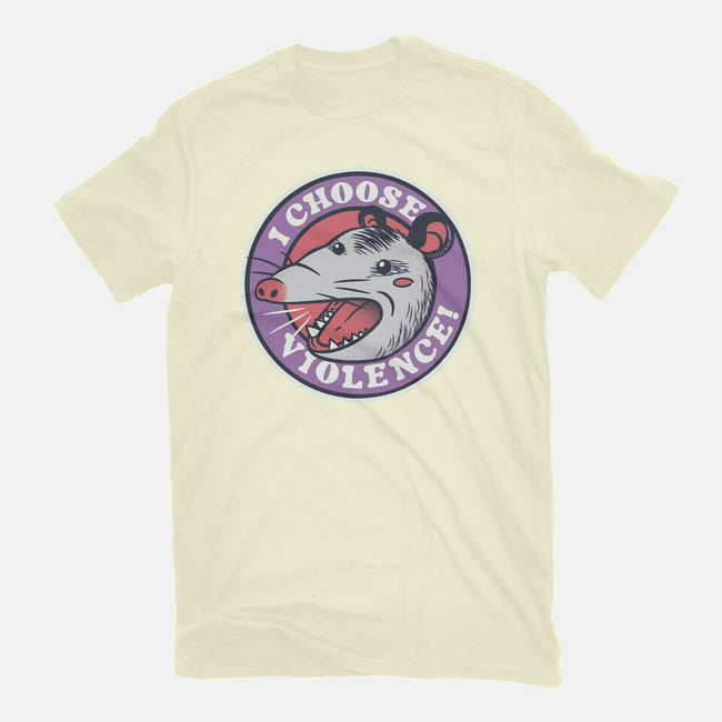 I Choose Violence Opossum-Mens-Premium-Tee-tobefonseca