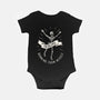 Running From Myself Skeleton-Baby-Basic-Onesie-tobefonseca