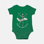 Running From Myself Skeleton-Baby-Basic-Onesie-tobefonseca