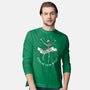 Running From Myself Skeleton-Mens-Long Sleeved-Tee-tobefonseca