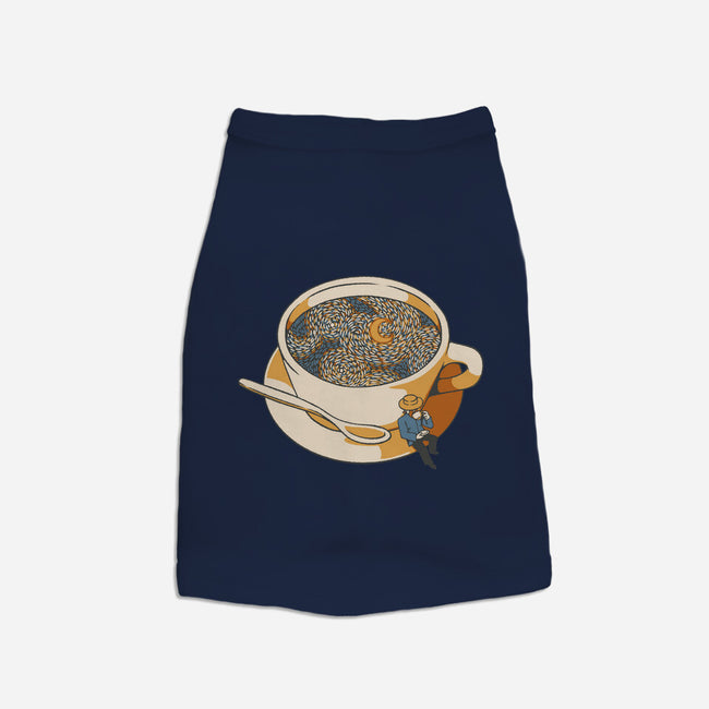 Starry Night Coffee-Cat-Basic-Pet Tank-tobefonseca