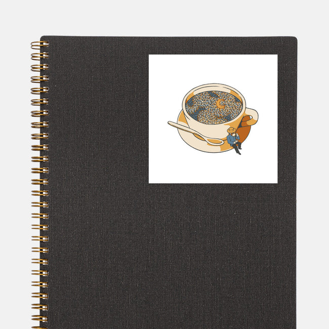 Starry Night Coffee-None-Glossy-Sticker-tobefonseca