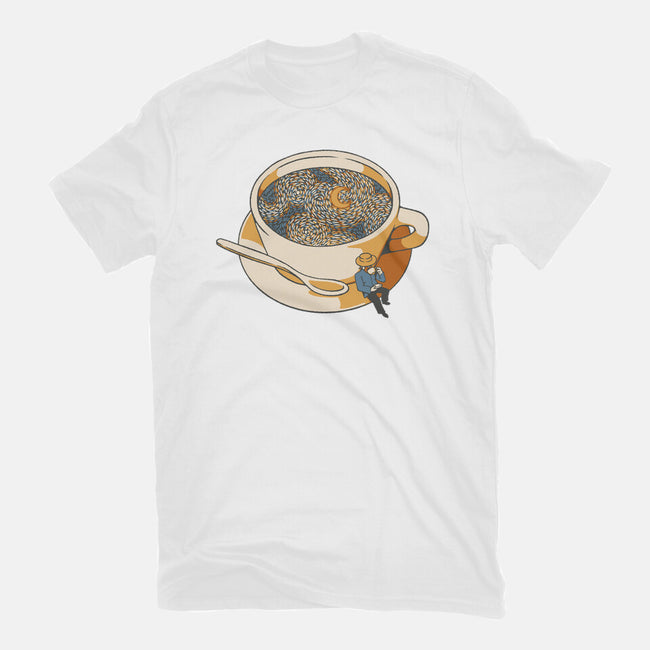 Starry Night Coffee-Mens-Heavyweight-Tee-tobefonseca