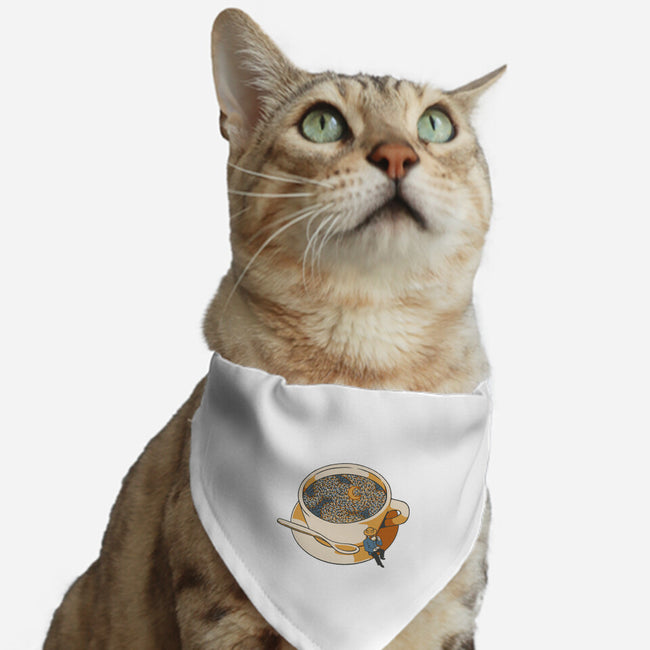 Starry Night Coffee-Cat-Adjustable-Pet Collar-tobefonseca