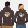 Starry Night Coffee-Unisex-Zip-Up-Sweatshirt-tobefonseca