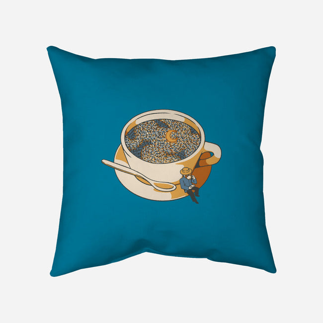 Starry Night Coffee-None-Removable Cover-Throw Pillow-tobefonseca