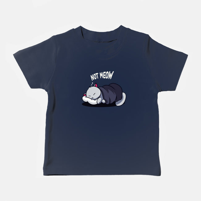 Not Meow-Baby-Basic-Tee-fanfabio