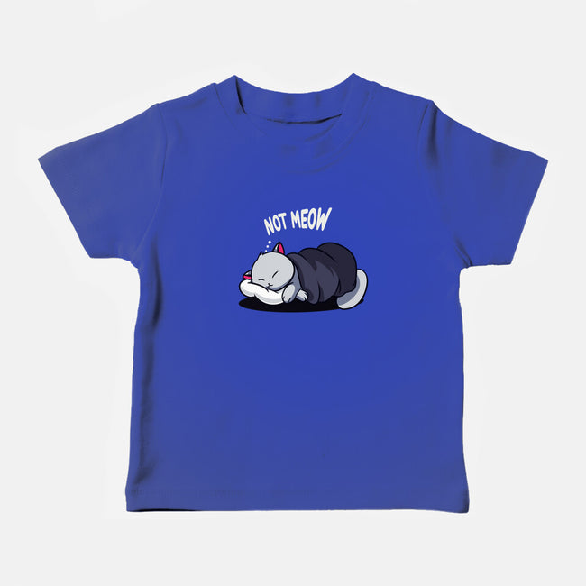 Not Meow-Baby-Basic-Tee-fanfabio