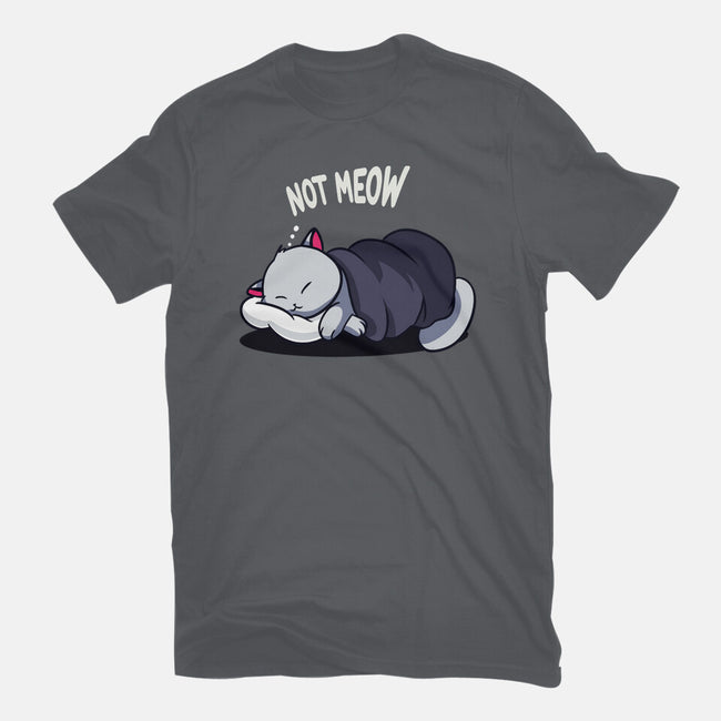 Not Meow-Unisex-Basic-Tee-fanfabio