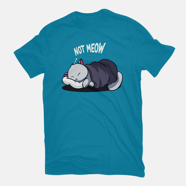 Not Meow-Unisex-Basic-Tee-fanfabio