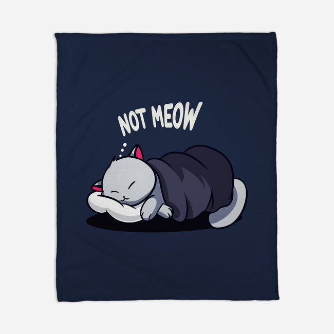 Not Meow-None-Fleece-Blanket-fanfabio