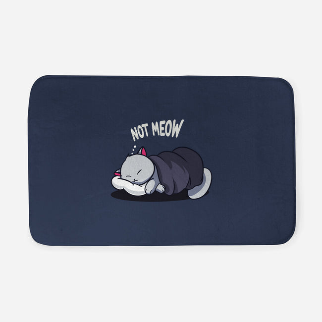 Not Meow-None-Memory Foam-Bath Mat-fanfabio