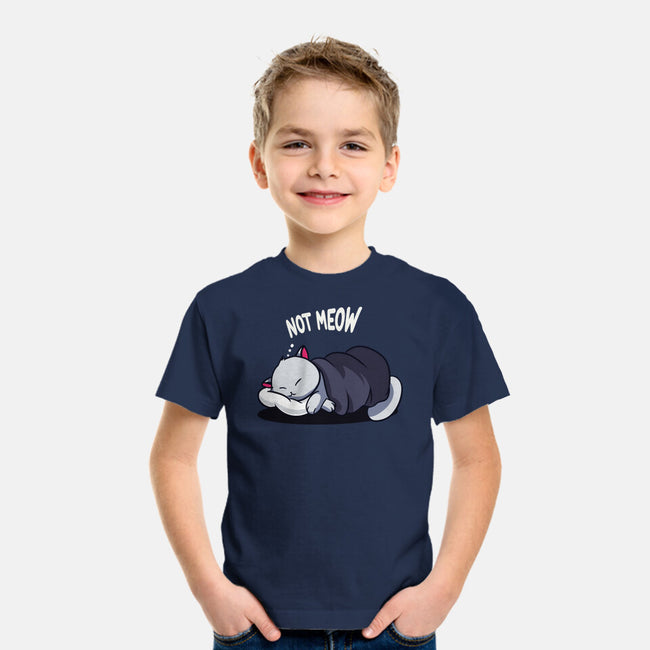 Not Meow-Youth-Basic-Tee-fanfabio