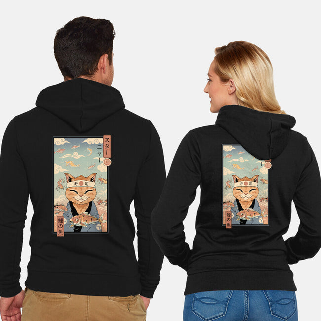 Koi Dreamer-Unisex-Zip-Up-Sweatshirt-vp021