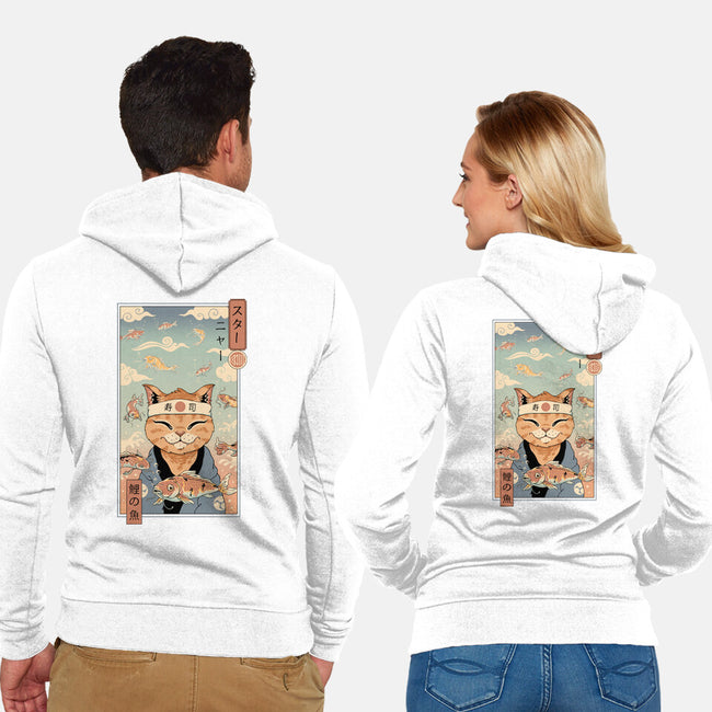 Koi Dreamer-Unisex-Zip-Up-Sweatshirt-vp021