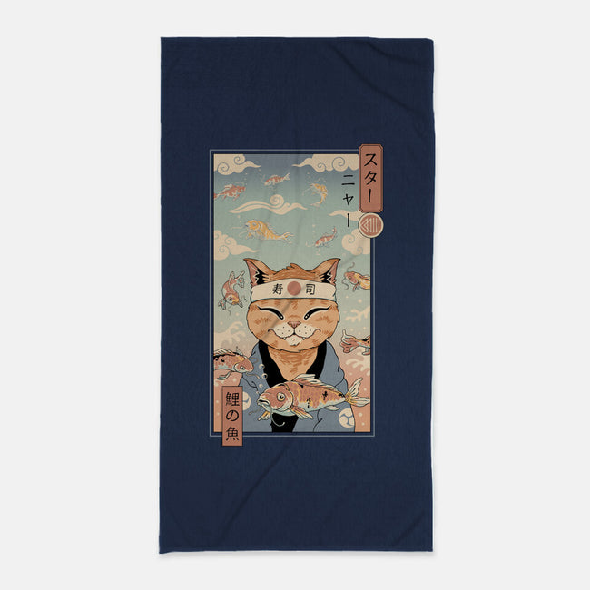 Koi Dreamer-None-Beach-Towel-vp021