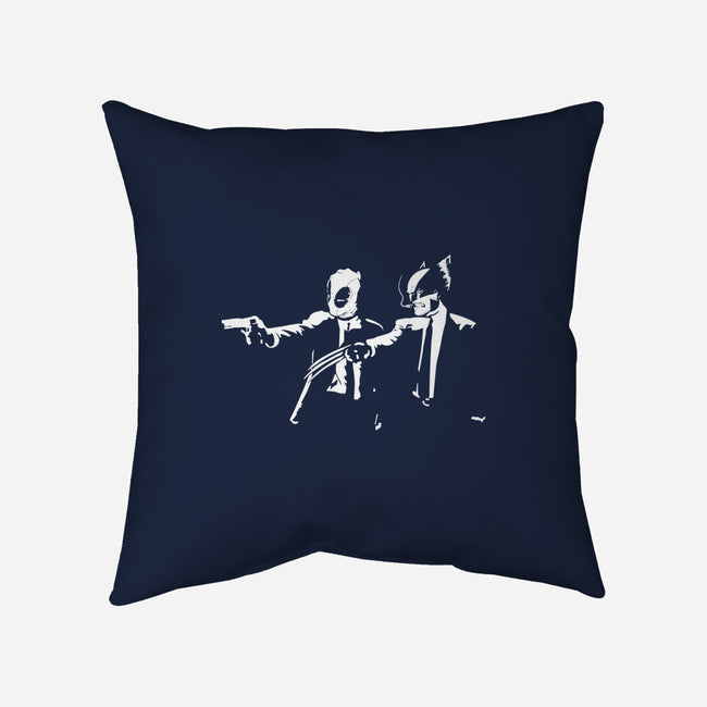 Fight Fiction-None-Removable Cover w Insert-Throw Pillow-turborat14