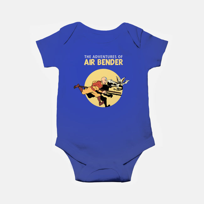 The Adventures Of Air Bender-Baby-Basic-Onesie-joerawks