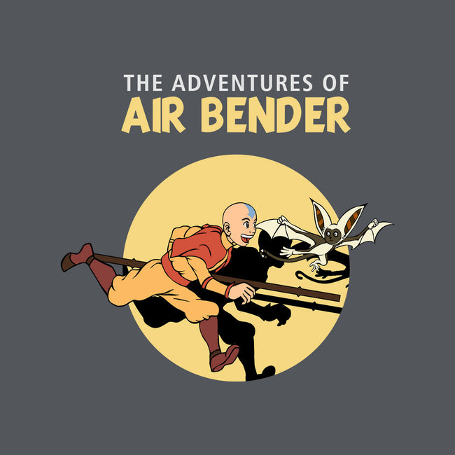 The Adventures Of Air Bender-Womens-V-Neck-Tee-joerawks