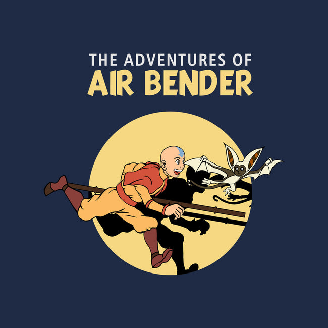 The Adventures Of Air Bender-Womens-V-Neck-Tee-joerawks