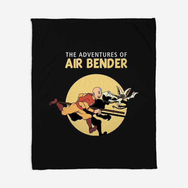 The Adventures Of Air Bender-None-Fleece-Blanket-joerawks