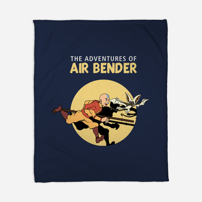 The Adventures Of Air Bender-None-Fleece-Blanket-joerawks